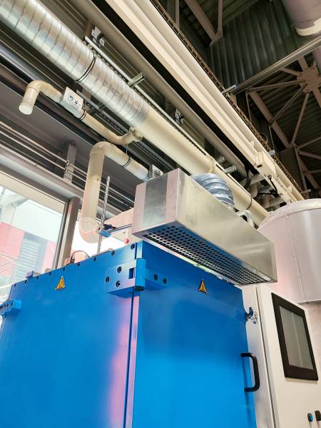 CONCEPTION ET MISE EN PLACE D'UNE HOTTE D'ASPIRATION SUR MESURE DEDIEE A UN PROCESS INDUSTRIEL POUR UN CLIENT CHIMISTE A LYON, AUVERGNE RHONE ALPES