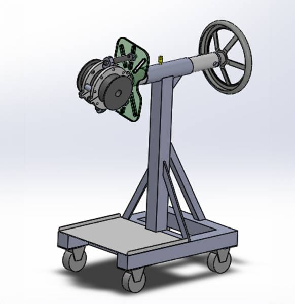 FABRICATION D'UN CHARIOT DE MANUTENTION CHEZ NOTRE CLIENT AXEL'ONE, LYON AUVERGNE RHONE ALPES