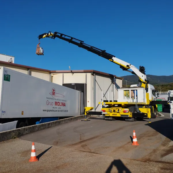 Grutage des équipements 