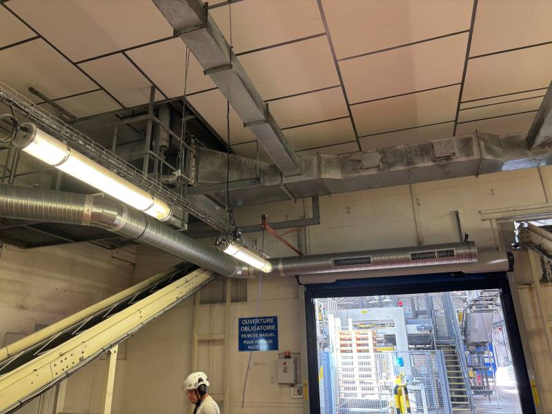 Chantier situé à Lyon, Rhône Alpes 