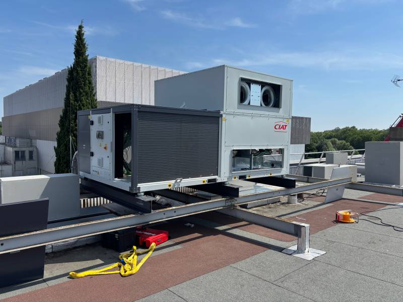 Chantier situé à Mâcon, Saône et Loire