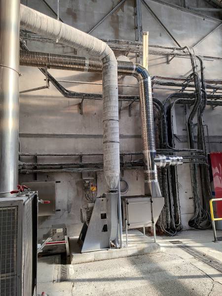 Réseau et caisson de filtration en acier inoxydable
